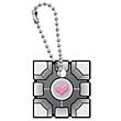 Portal Weighted Companion Cube Key Cap Key Chain